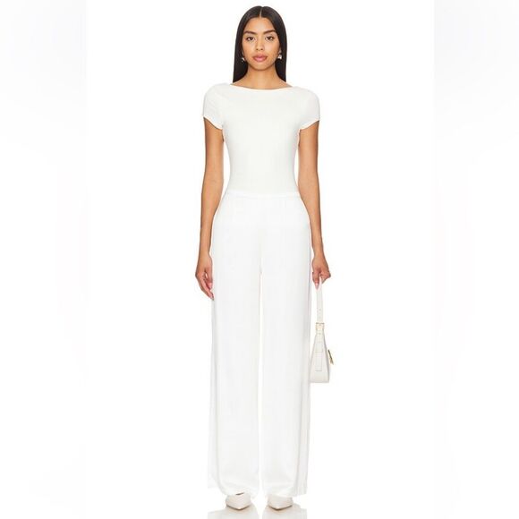 Rue Sophie Pants - NEW REVOLVE Rue Sophie Shawn Trouser in Alabaster Size Medium